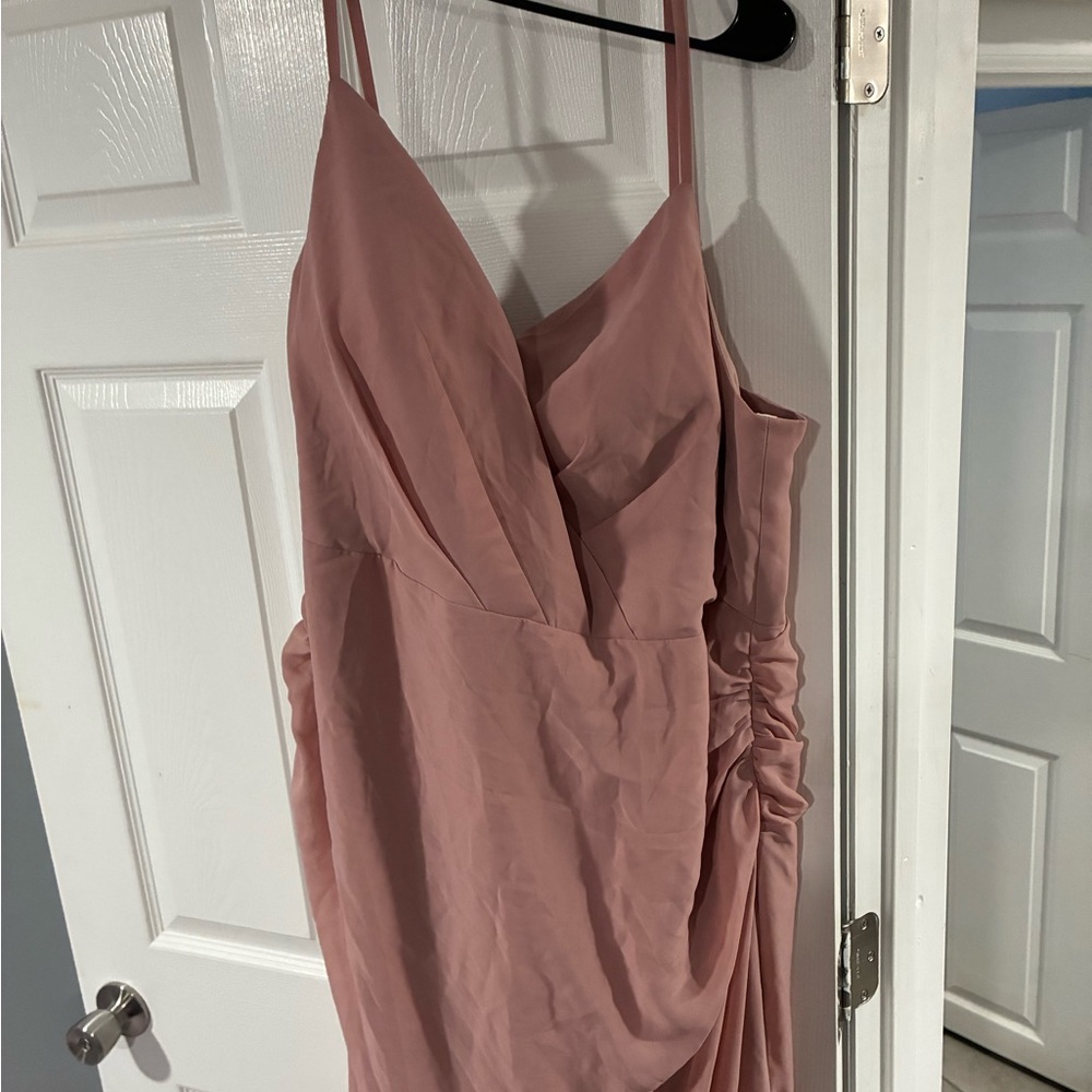 Elegant Pink Women's Dress